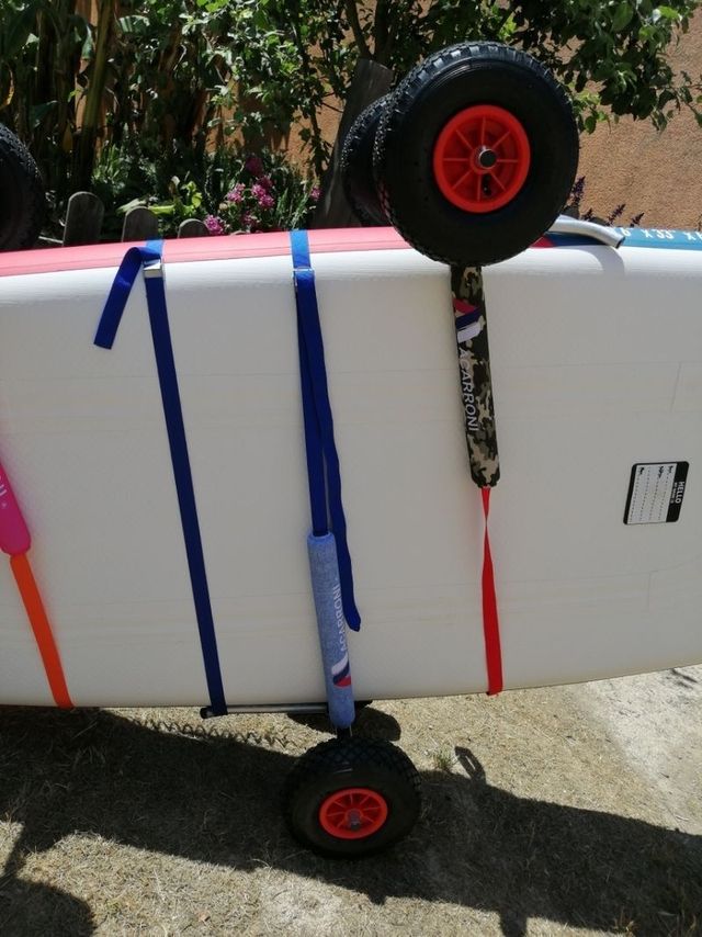 Carrito Padel surf paddle surf negro macarroni 13