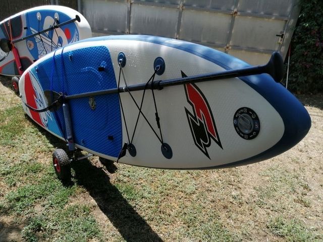 Carrito Padel surf paddle surf negro macarroni 13