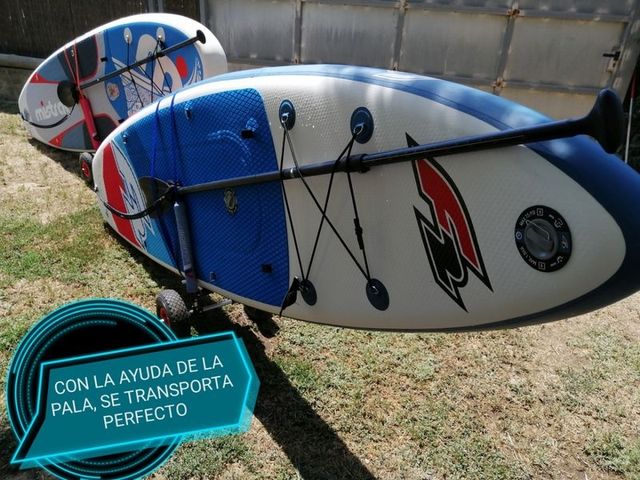 Carrito Padel surf paddle surf negro macarroni 13