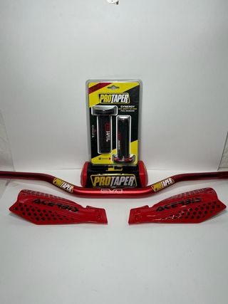Pack manillar y puños protaper + paramanos acerbis
