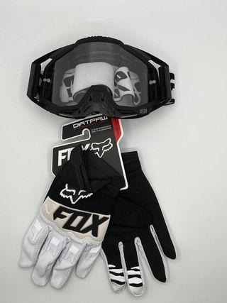 Guantes FOX y Gafas 100%