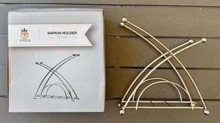 Portatovaglioli in acciaio inox per tavoli