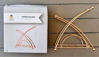 Portatovaglioli in acciaio inox per tavoli