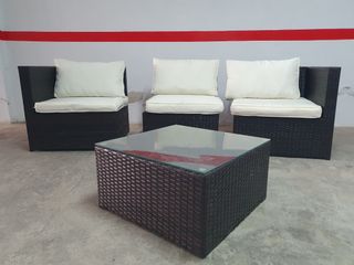 Sofás con mesa, Modul de jardín, set