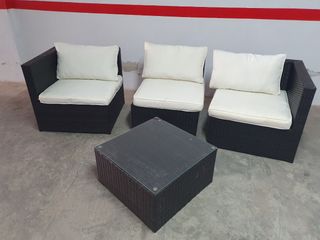 Sofás con mesa, Modul de jardín, set