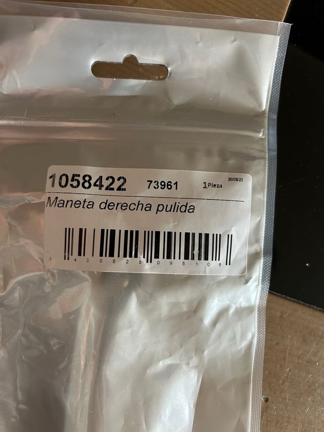 Maneta derecha de freno moto nueva