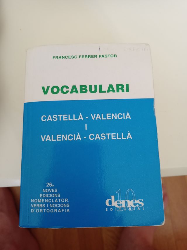 Vocabulari Valencia Francesc Ferrer