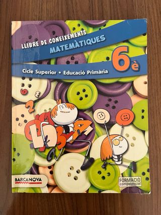 Llibre de coneixements “Matemàtiques 6è”
