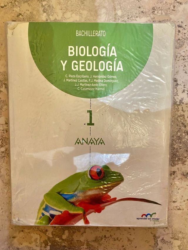 Libro biología 1 bachillerato