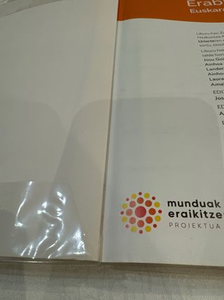 Libro de Euskera 1º de la ESO