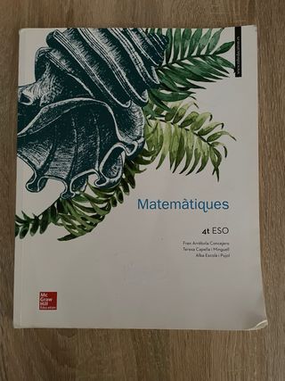 Libro matemáticas 4 ESO