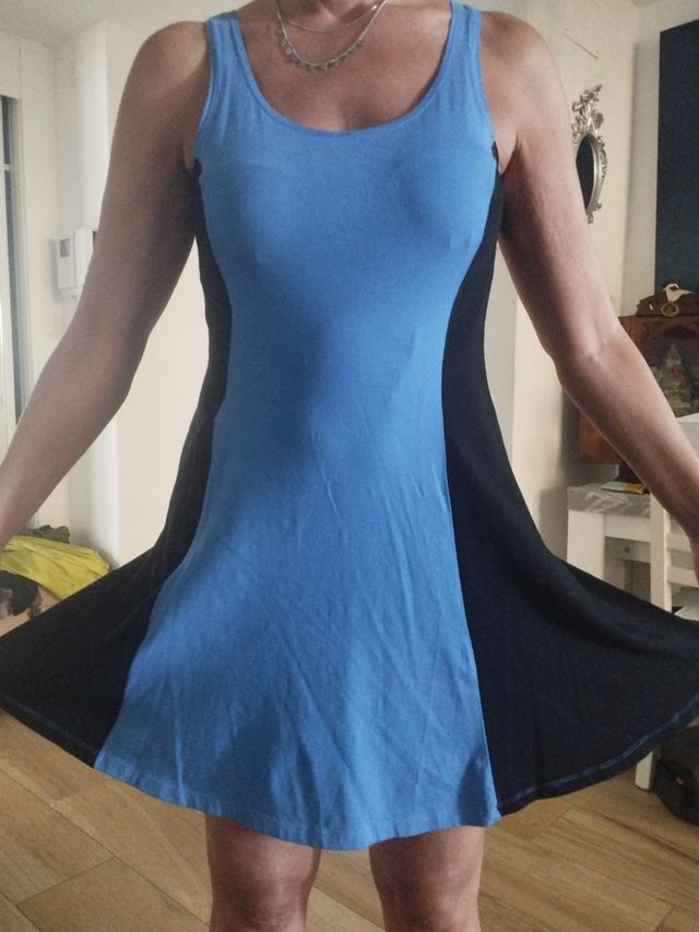 Vestido elástico punto