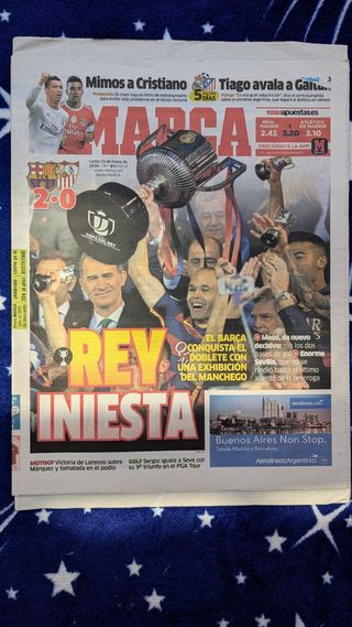 Periódicos Final Copa Barça-2 Sevilla FC-0 FC