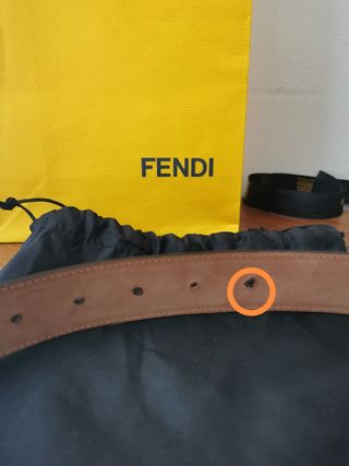 Cinturón fendi