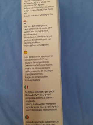 Oferta.NUEVO.OFICIAL.Funda juegos Nintendo DS