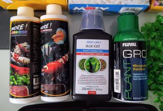 Lote productos acuario