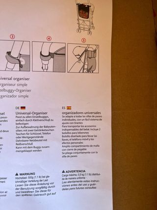 Bolsa carrito o silla marca MacLaren