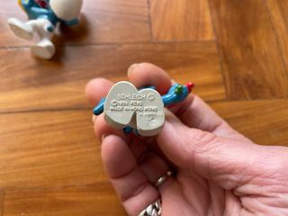 Set 4 puffi Peyo da collezione