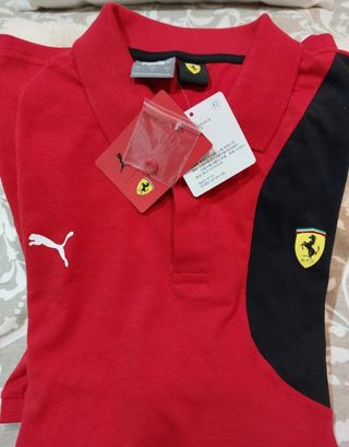 Polo Scuderia Ferrari Puma Classic Rojo