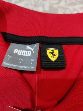 Polo Scuderia Ferrari Puma Classic Rojo