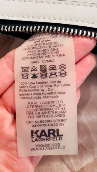 Mala branca Karl Lagerfeld