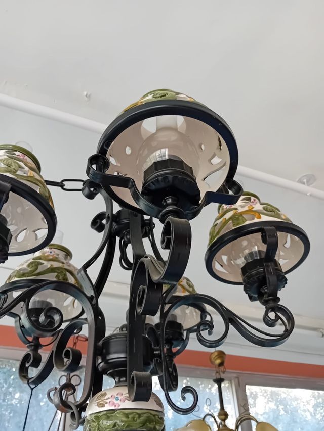 GRAN REBAJA!!! LÁMPARA VERDE ORIGINAL