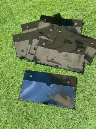12 Fundas, PORTAETIQUETAS, DIN A 5