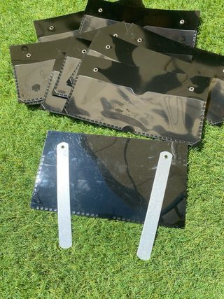 12 Fundas, PORTAETIQUETAS, DIN A 5