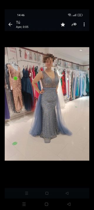 Vestido fiesta/madrina/boda 