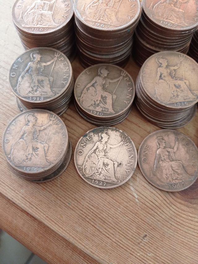 Lot 177 monete da un centesimo