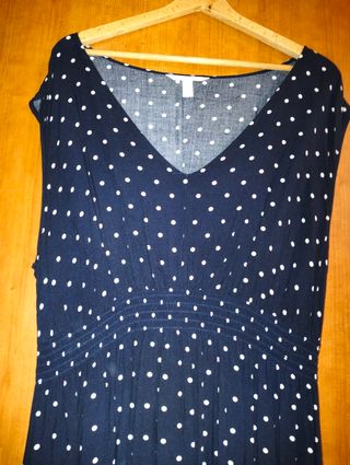 Vestido corto talla grande 