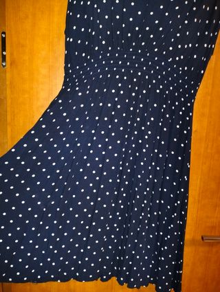Vestido corto talla grande 