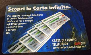 Carta Telefonica lire 5000 1994 Carta Infinita