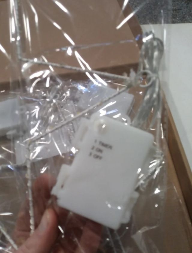 3 Pezzi Stella di Natale 45 LED Addobbi Natalizi