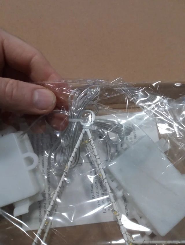 3 Pezzi Stella di Natale 45 LED Addobbi Natalizi