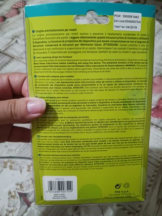 Cinghie sicurezza per mobili