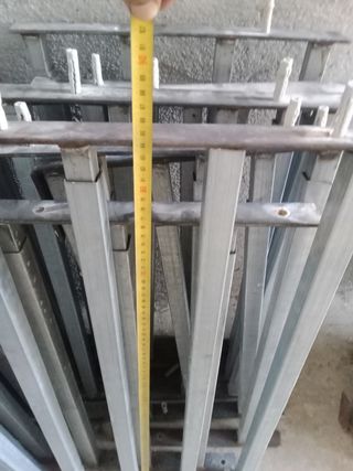 Rejas antiocupa  tubo galvanizado