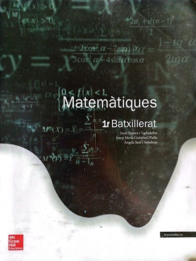 Libro Matemàtiques 1 Btx