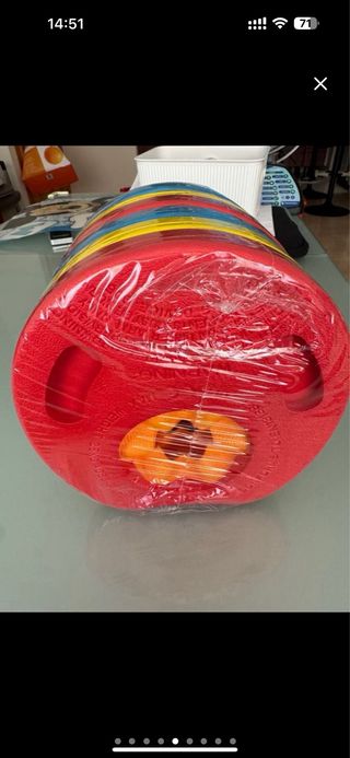 Precintados 12(6x2) Discos aprendizaje nadar niños