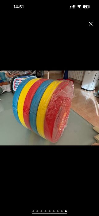 Precintados 12(6x2) Discos aprendizaje nadar niños