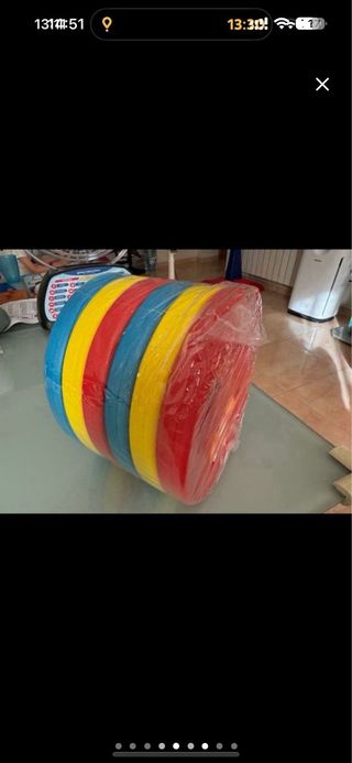 Precintados 12(6x2) Discos aprendizaje nadar niños