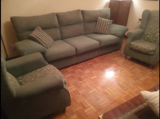 Sofa 3 plazas y 2 butacas