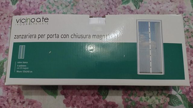Zanzariera magnetica bianca