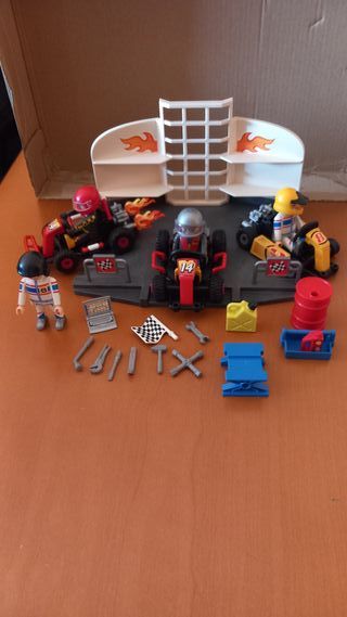 Taller de karts de Playmobil