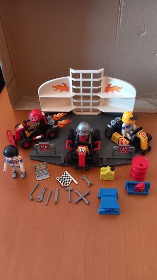 Taller de karts de Playmobil