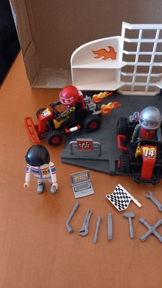 Taller de karts de Playmobil
