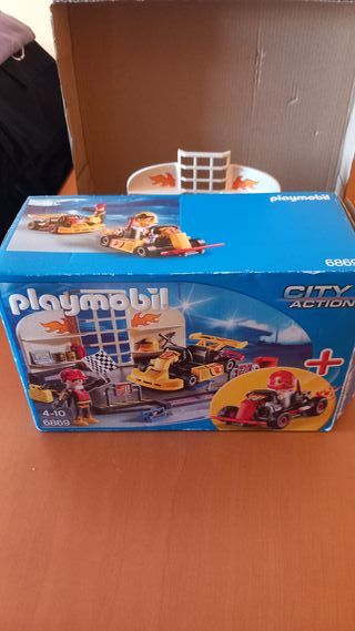 Taller de karts de Playmobil