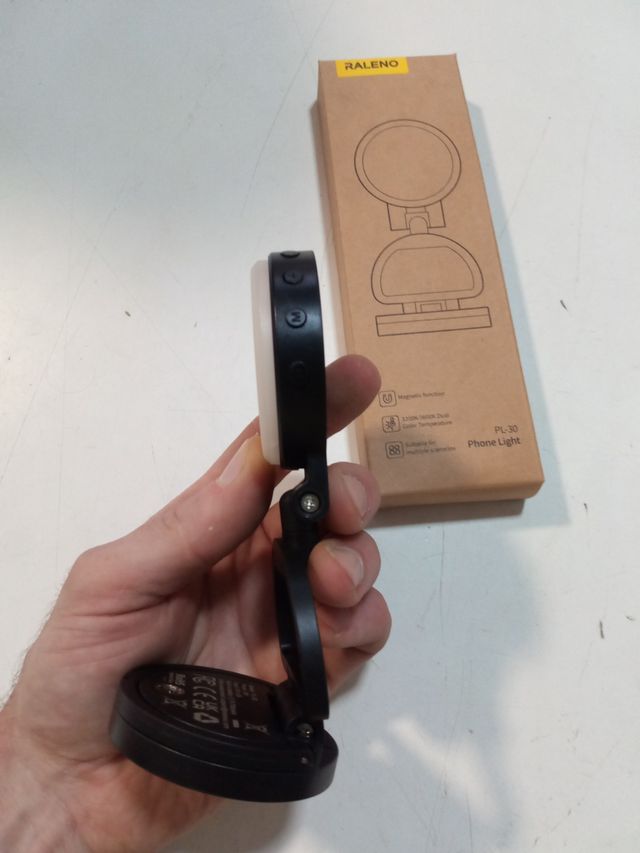 Luce iPhone MagSafe 350 lux 3 modalità di illumina