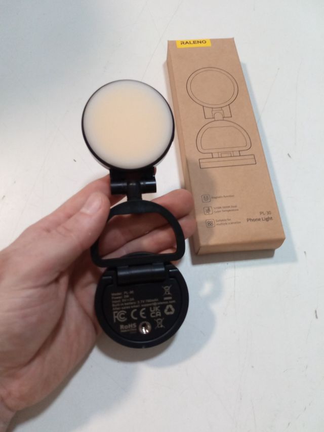 Luce iPhone MagSafe 350 lux 3 modalità di illumina