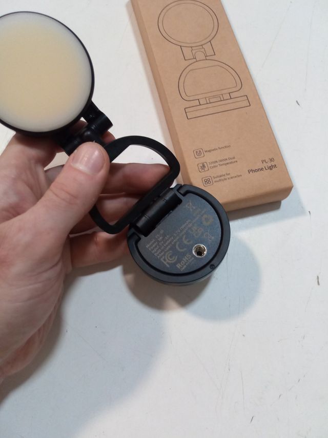 Luce iPhone MagSafe 350 lux 3 modalità di illumina